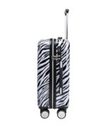 ABS käsipagasi kohver polükarbonaadist kattega (zebra)  55×39×20cm, 33l, 2.8kg